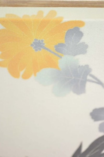 画像4: 小さなインテリア ファブリックパネル 霞がさね 菊・牡丹 (4)