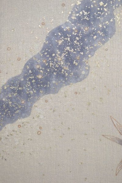 画像6: 小さなインテリア ファブリックパネル 霞がさね 天の川 (6)