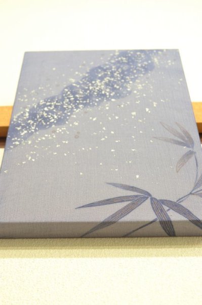 画像5: 小さなインテリア ファブリックパネル 霞がさね 天の川 (5)