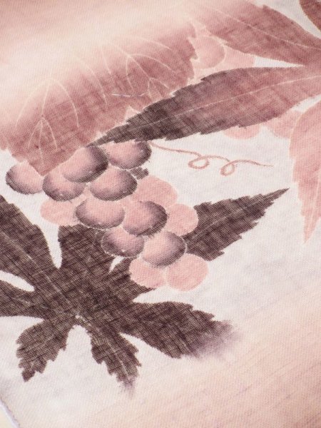 画像3: 手描友禅 リネンストール 秋彩 (3)
