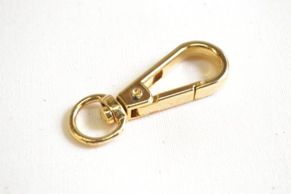 画像7: 手描き友禅 レザー キーリング　青海波　受注制作 (7)