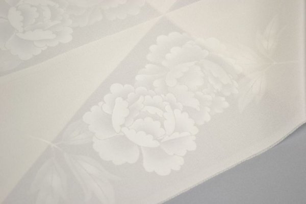 画像7: 手描友禅 半衿「ほのか」牡丹 (7)