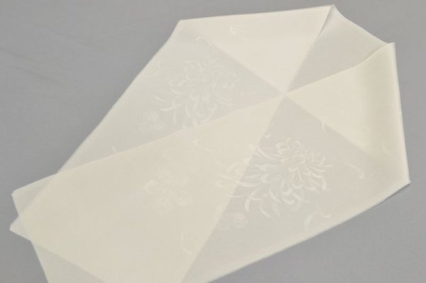 画像6: 手描友禅 半衿「ほのか」菊 (6)