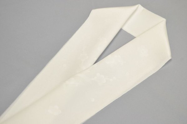 画像4: 手描友禅 半衿「ほのか」梅 (4)