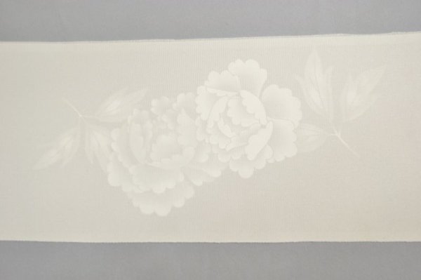 画像9: 手描友禅 半衿「ほのか」牡丹 (9)