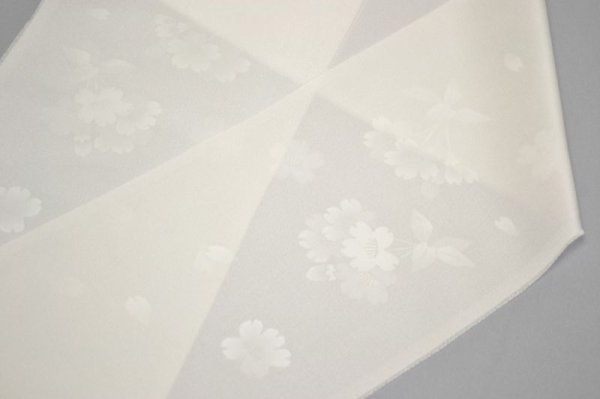 画像7: 手描友禅 半衿「ほのか」桜 (7)