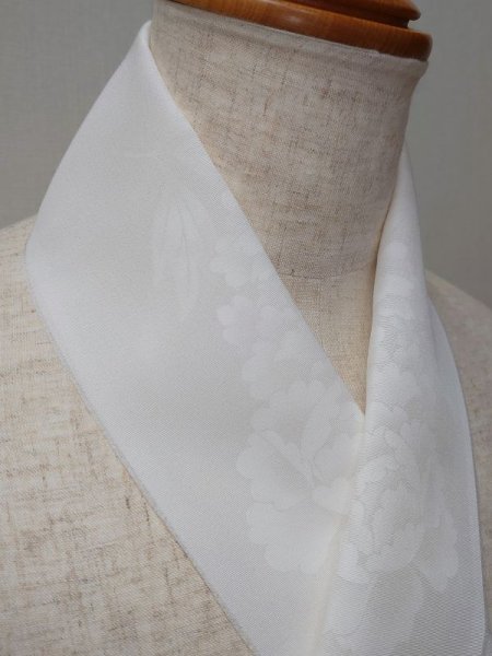 画像3: 手描友禅 半衿「ほのか」牡丹 (3)