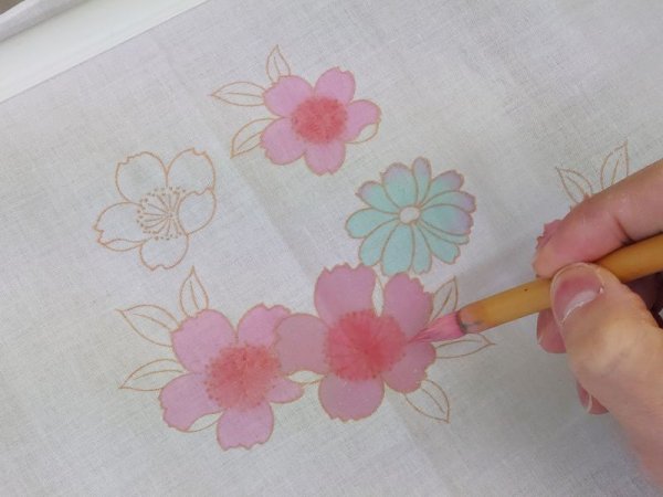 画像3: おうちで友禅 手描友禅教室 事前教室体験 お申込み (3)