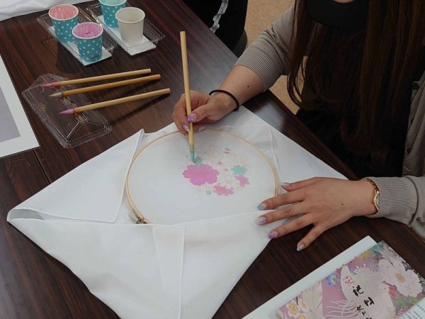 画像7: おうちで友禅 手描友禅教室 事前教室体験 お申込み (7)