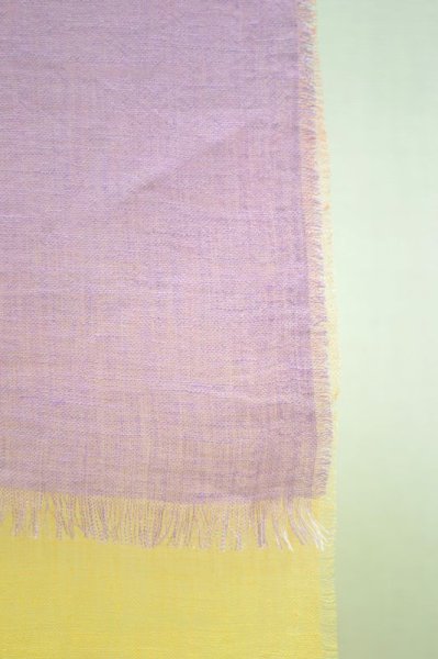 画像9: リネンストール silhouette 四君子 イエロー (9)