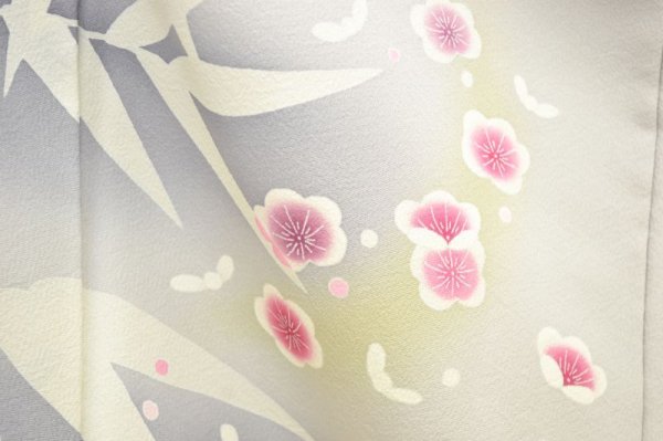 画像11: 手描友禅 付下げ 梅笹 制作より時間が経ってるためお求めやすい価格に (11)