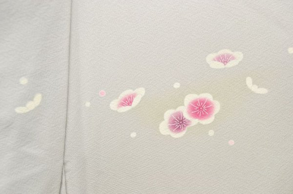画像15: 手描友禅 付下げ 梅笹 制作より時間が経ってるためお求めやすい価格に (15)