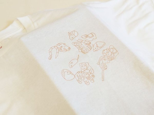 画像4: 手描友禅体験キット 承 干支 Tシャツ (4)