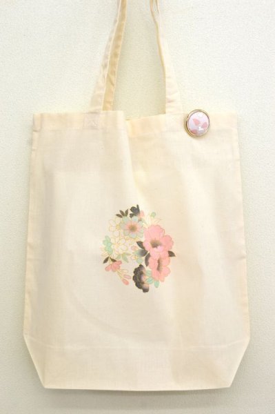 画像10: 手描友禅　シューズクリップ　「桜」　ピンク (10)