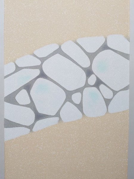 画像5: 手描友禅　染帯　静生（せいじょう） (5)