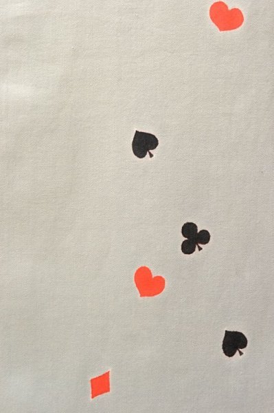 画像12: 手描友禅　デニム着物　トランプ柄　セミオーダー (12)