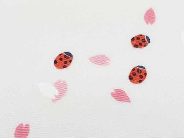 画像8: 手描友禅 半衿「愉彩」桜 ピンク (8)