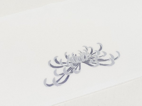 画像3: 手描友禅 半衿「ちらり」 彩 菊A (3)