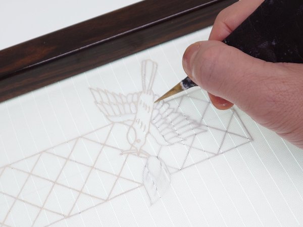 画像3: 手描友禅　オーダーメイド　半衿 (3)