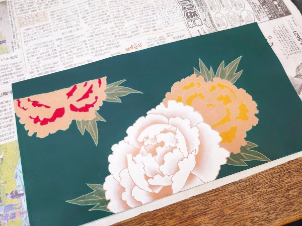 画像6: 手描友禅　オーダーメイド　手帳カバー (6)