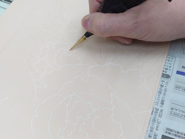 画像3: 手描友禅　オーダーメイド　手帳カバー (3)