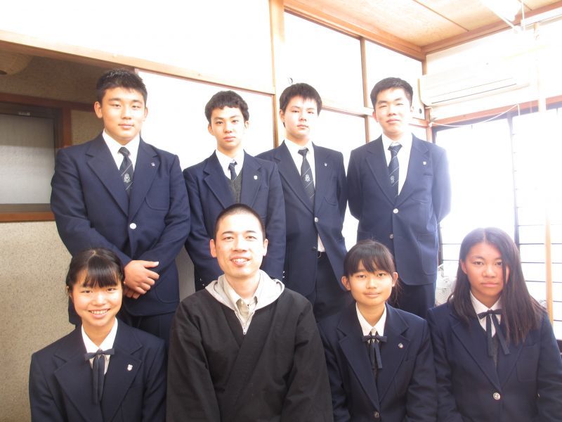 12月4日　茨城県から中学生が見学に
